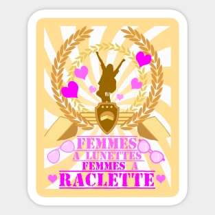 Raclette power Sticker